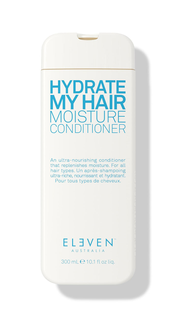 ELEVEN AUSTRALIA Hydrate My Hair Moisturizing Conditioner - Nourishing Formula for Dry, Damaged Hair, Restores Hydration & Shine, Color-Safe, Sulfate & Paraben Free - 10.1 Fl Oz