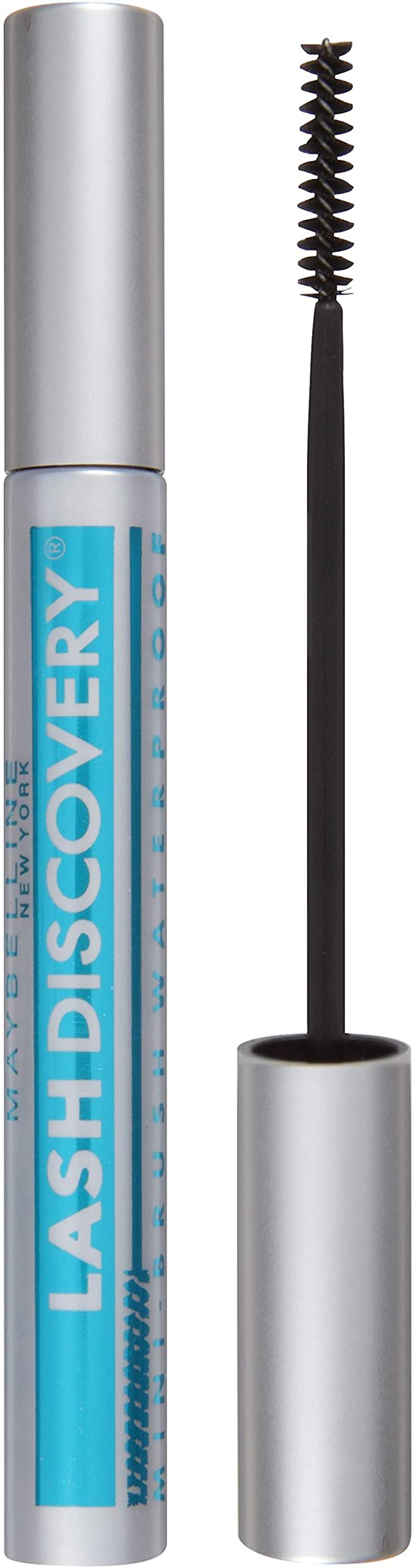 Maybelline New York Lash Discovery Mini-Brush Waterproof Mascara, Very Black, 0.16 fl. oz.