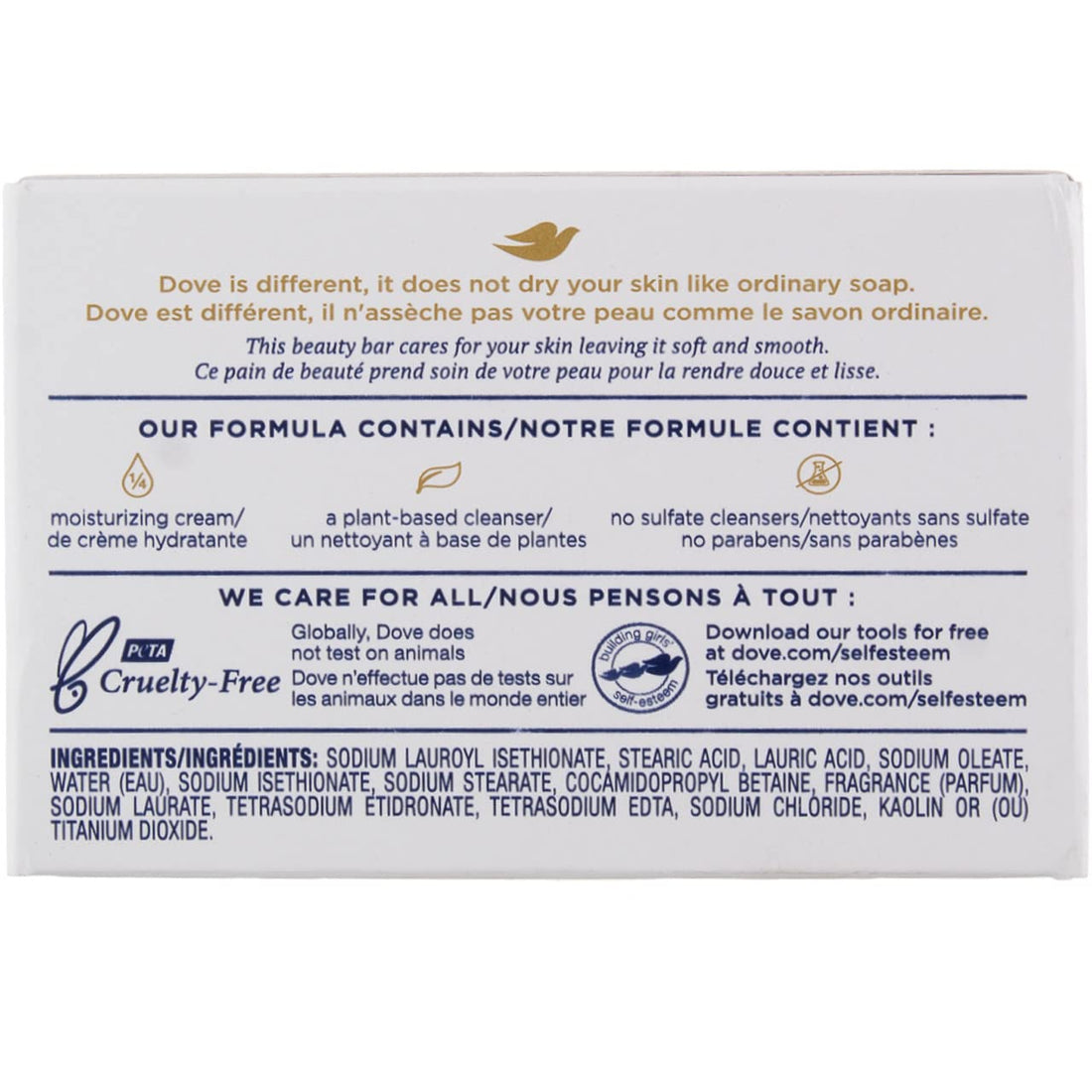 Dove Moisturizing Cream Beauty Bar Dove 3.15 Oz Soap (White) - Set of 3