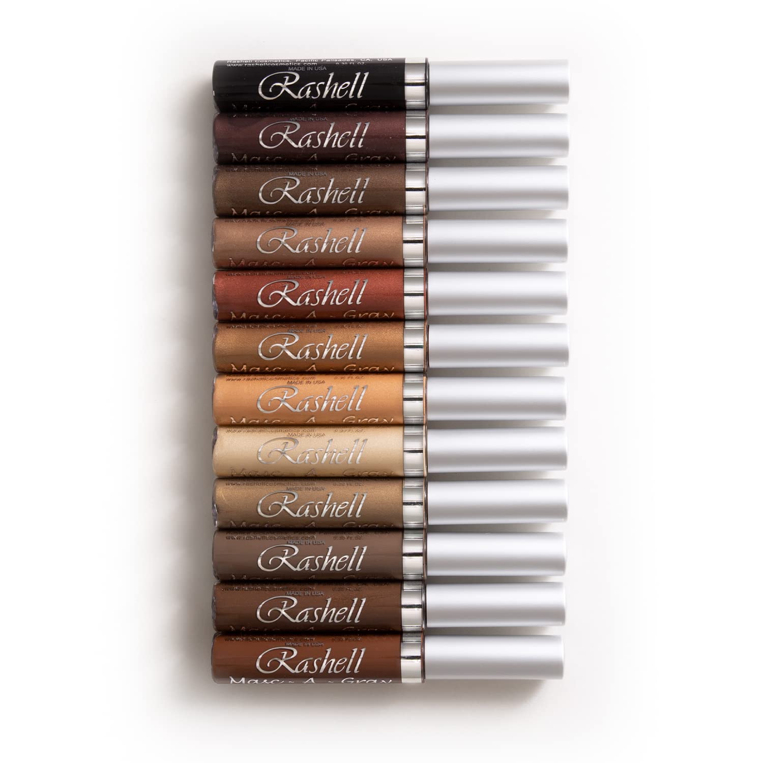 Rashell Masc A Gray Hair Mascara - Masc-A-Gray Warm Brown 103 -