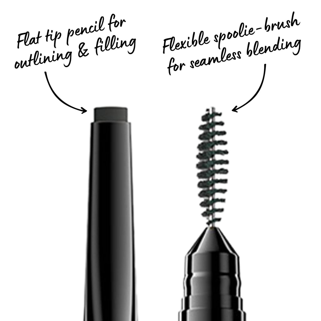 NYX PROFESSIONAL MAKEUP Precision Eyebrow Pencil, Black