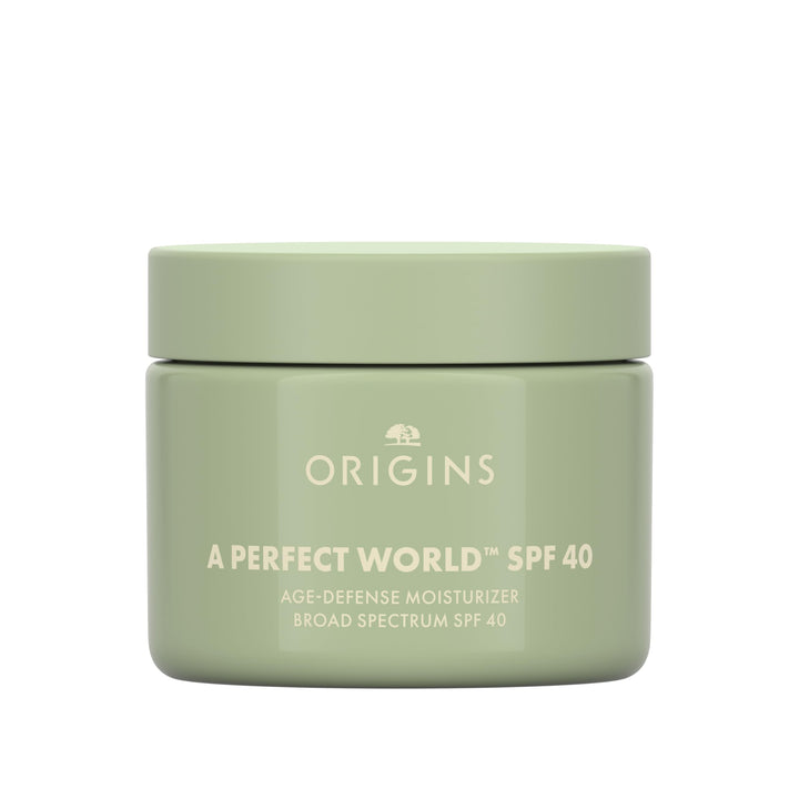 Origins A Perfect World Age-Defense Moisturizer with SPF 40 | Hydrates & Helps Delay Visible Signs of Aging | With Antioxidants, 1.7 Fl Oz