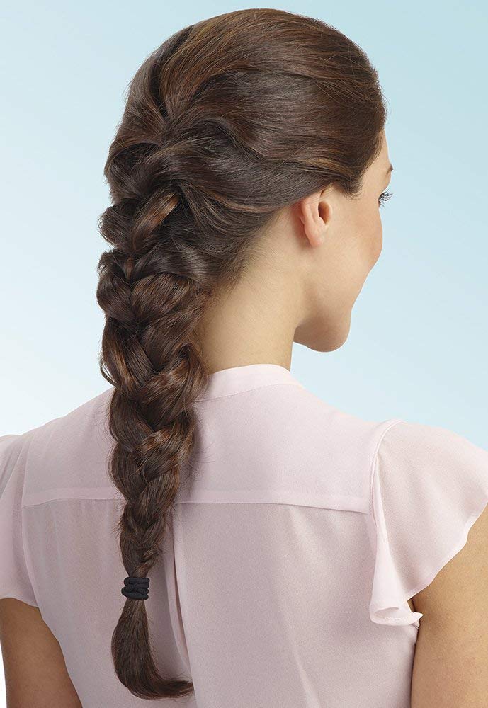 Scunci Black Elastic Hair Bands - 30 Count