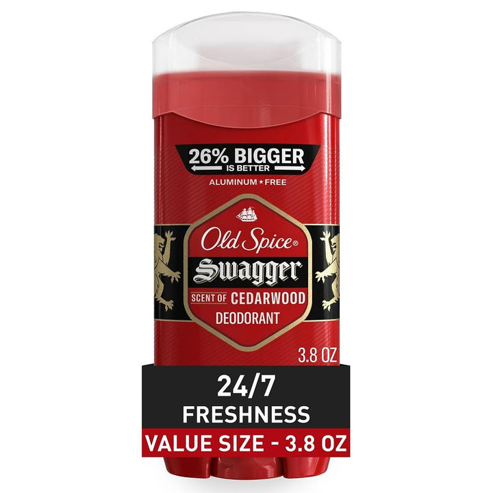 Old Spice Red Zone Collection Invisible Solid Men's Deodorant, Swagger Scent - 3.8 Oz