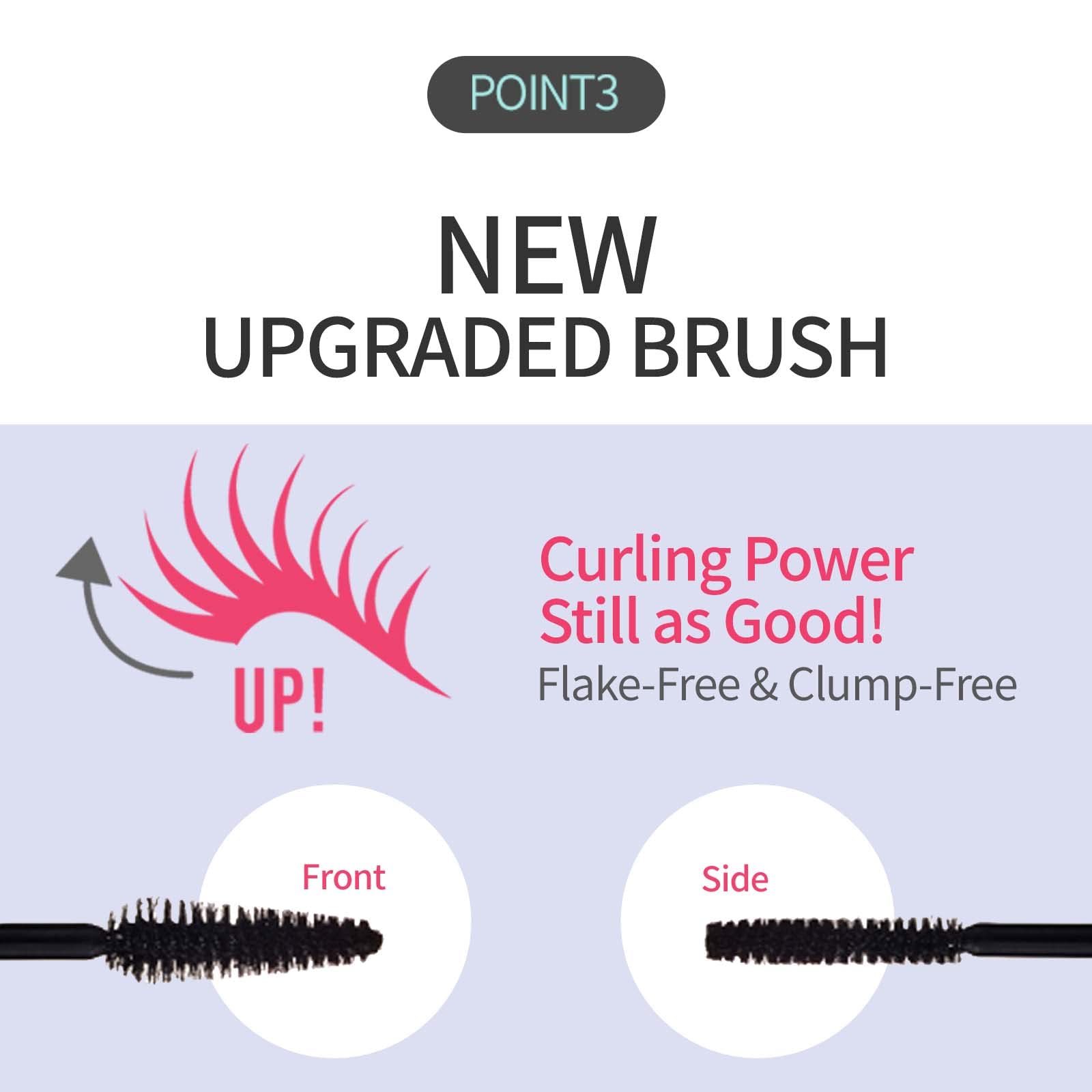 ETUDE Lash Perm Curl Fix Mascara #2 Brown | A curl fix mascara that keeps fine eyelashes powerfully curled up for 24 hours by ETUDE's own Curl 24H Technology