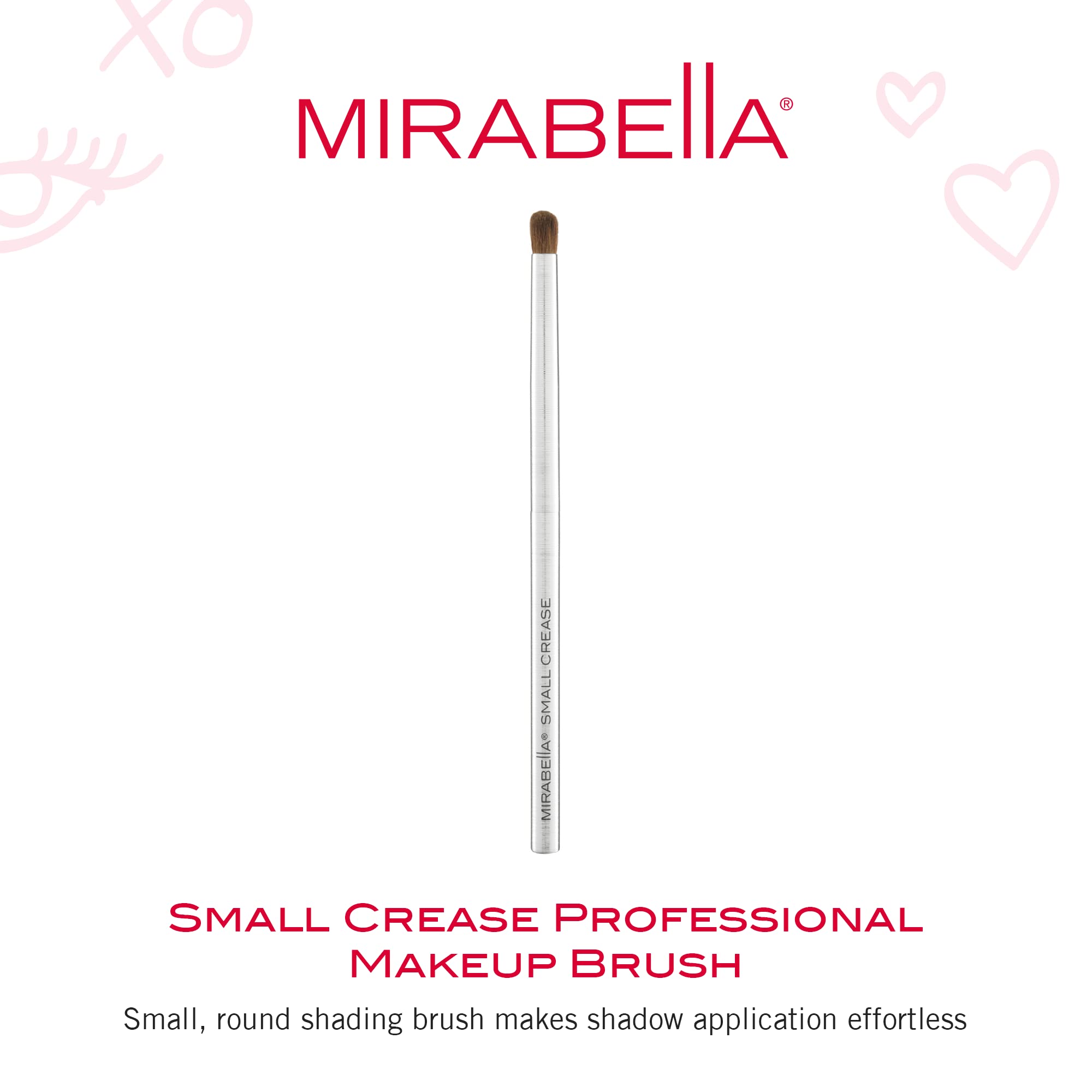 Mirabella Hand-Sculpted Luxury Brush - Small Crease Brush