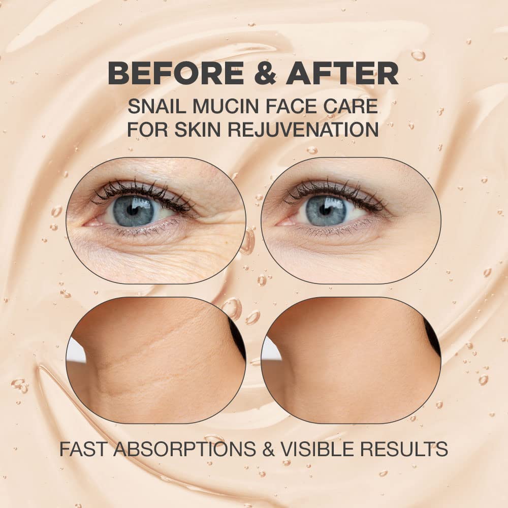 Snail Mucin Mask | Advanced Snail Mucin Mask | Snail Mucin 96% Concentrate Essence | Snail Mucin Mask with High Concentrate of Snail Secretion Filtrate | Snail Mask with Natural and Innovative Skin Re