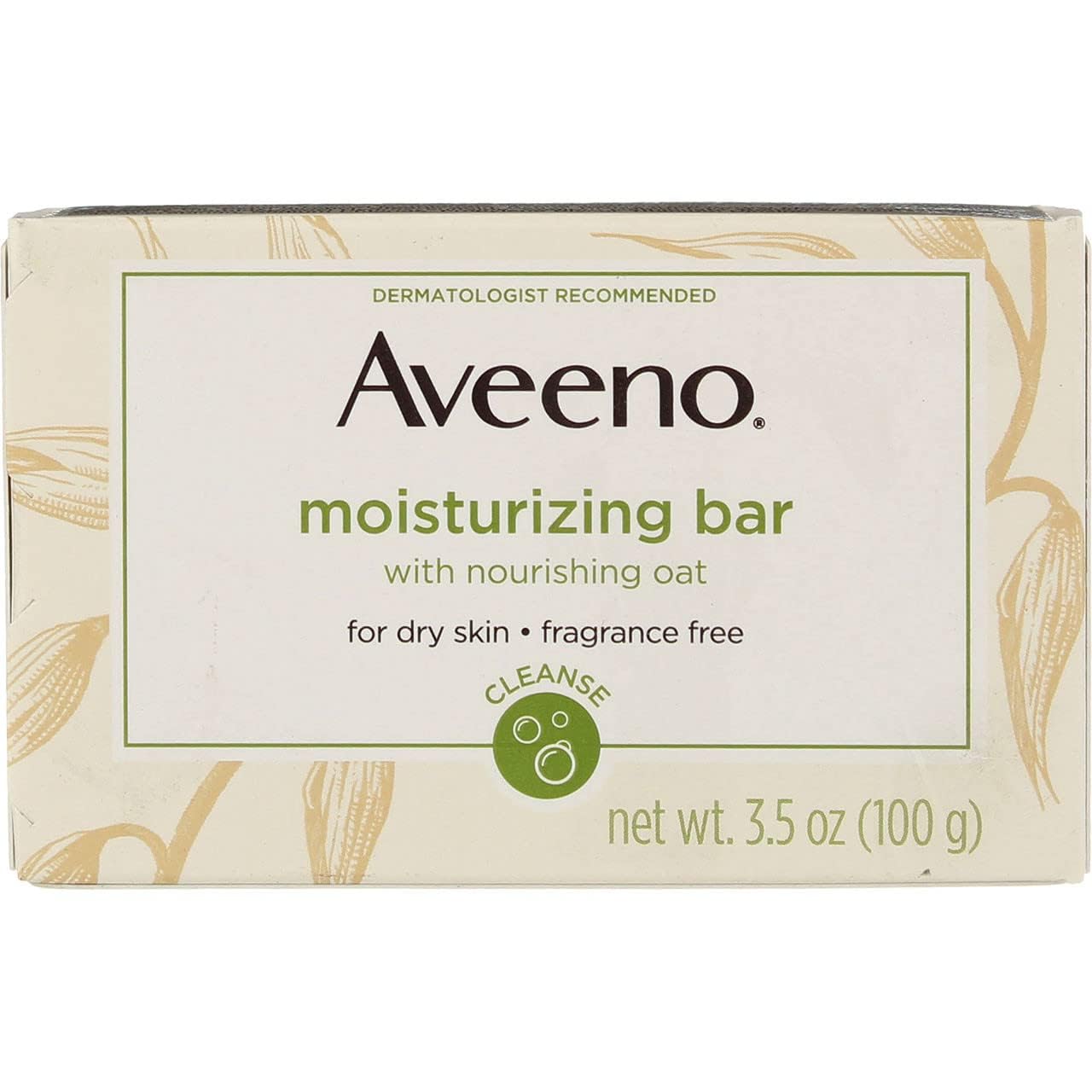 Aveeno Moisturizing Bar for Dry Skin 3 Oz (Pack of 4)