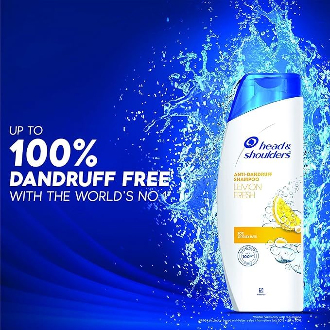 Head - Shoulders, Anti Dandruff Shampoo, Lemon Fresh, 180 ML
