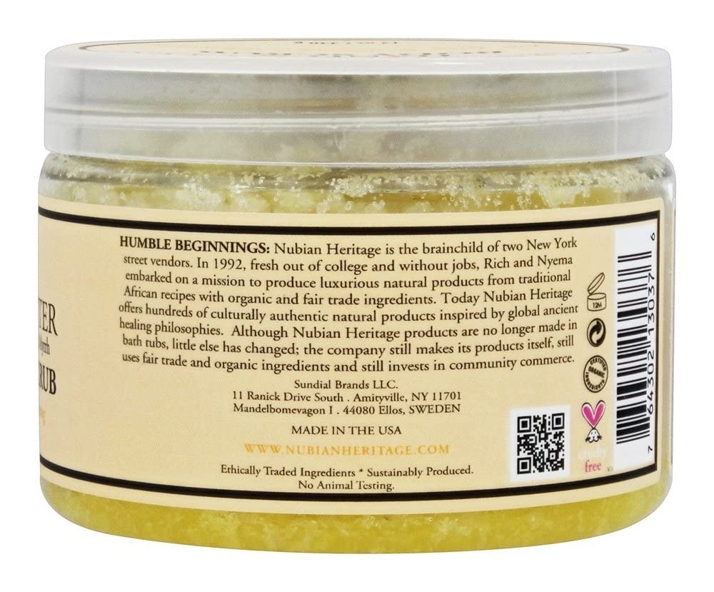 Raw Shea Butter Hand and Body Scrub 12 Ounces