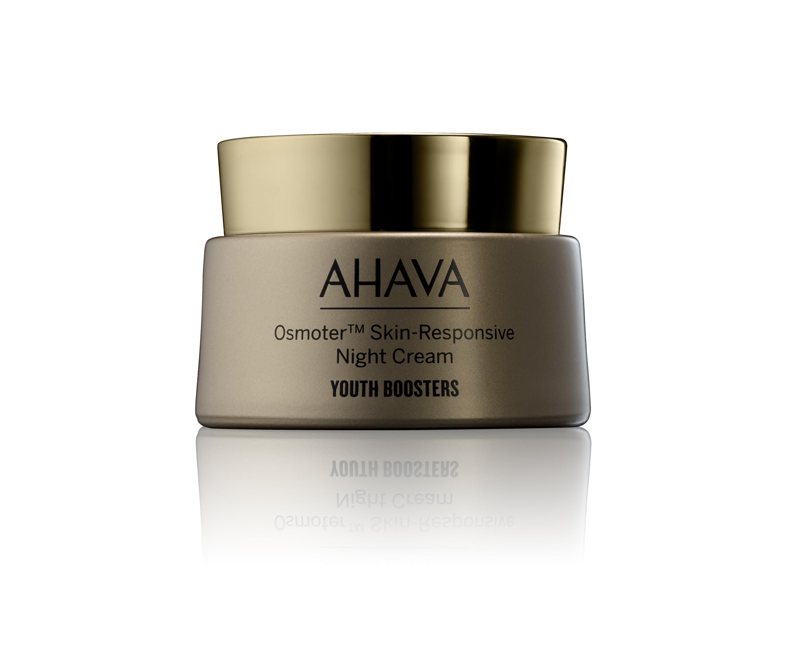 AHAVA Osmoter Skin-Responsive Night Cream - With the patented Smartium technology, re-sets the look of skin during night with intense activity & boosts skin renewal for enhanced luminosity, 1.7 Fl.Oz