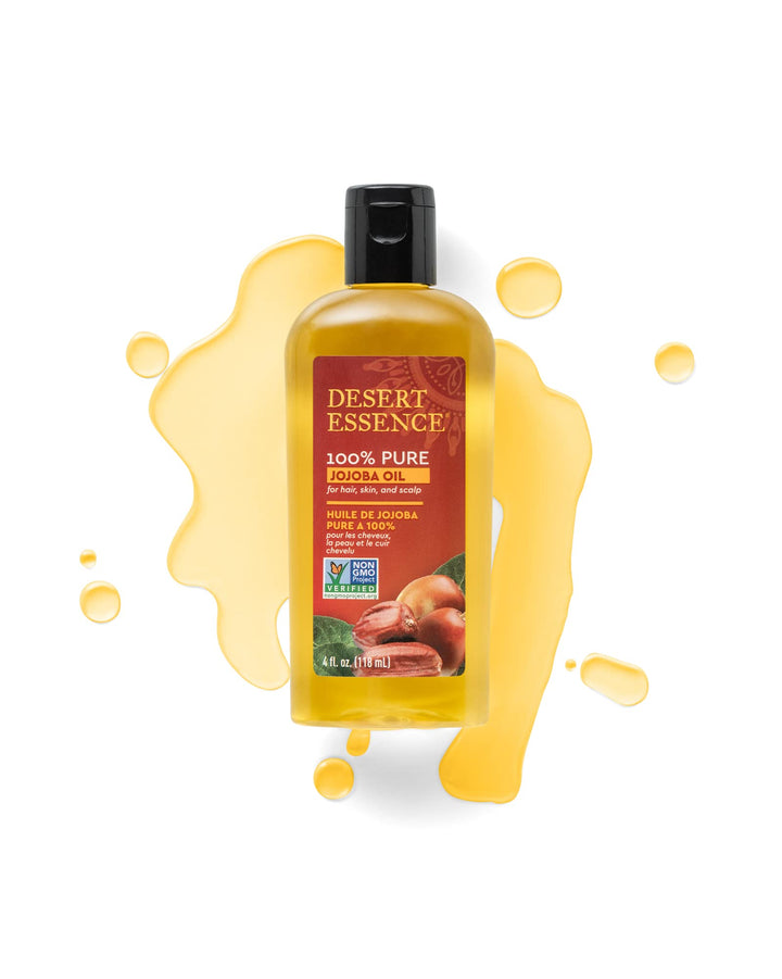 Desert Essence 100 % Pure Jojoba Oil 4 Oz (2 Pack)