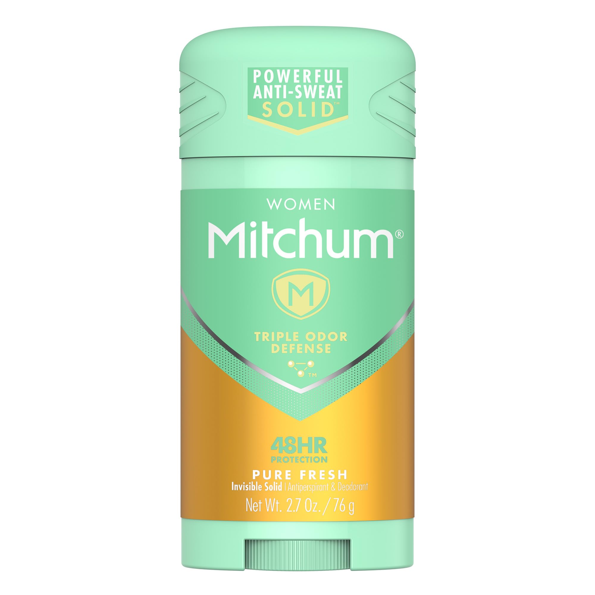 Mitchum Advanced Control Anti-Perspirant & Deodorant, for Women, Invisible Solid, Pure Fresh, 2.7 oz