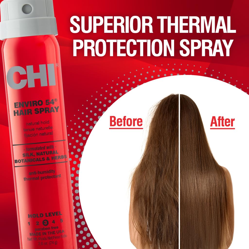 Chi Enviro 54 Hairspray Natural Hold - 12 Fl. Oz.