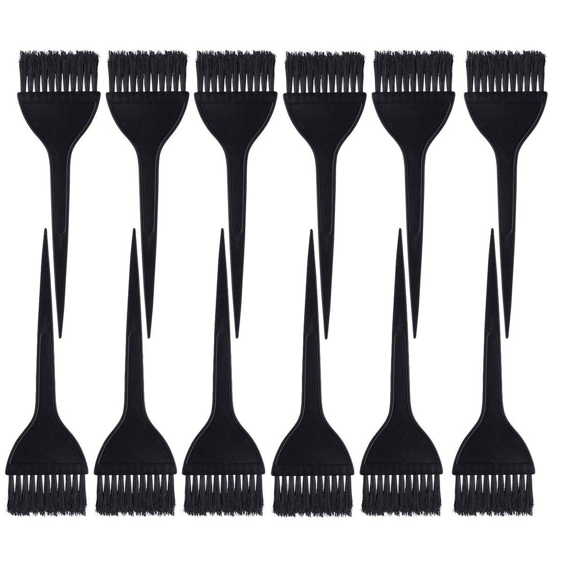 12 Pack Dye Brushes, Dye Makeup Brush Hair Coloring Dyeing Kit(Black)