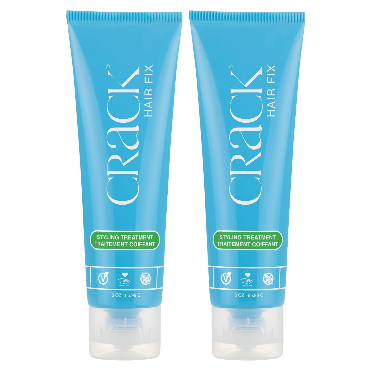 Crack Styling Leave-In Treatment with UV and Thermal Protection, 2.5 Fluid Ounce