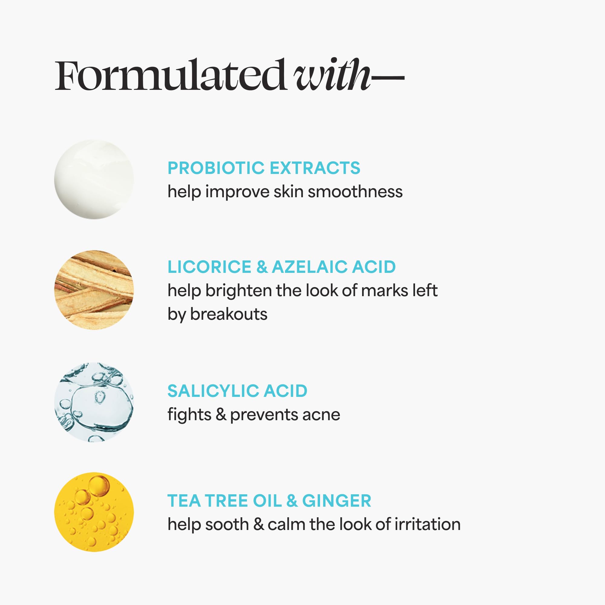 TULA Skin Care Keep It Clear - Acne Foam Cleanser, Contains Salicylic & Azelaic Acid & Probiotics, Clears & Soothes Acne, Brightens Past Blemish Marks, 6.3 fl oz.