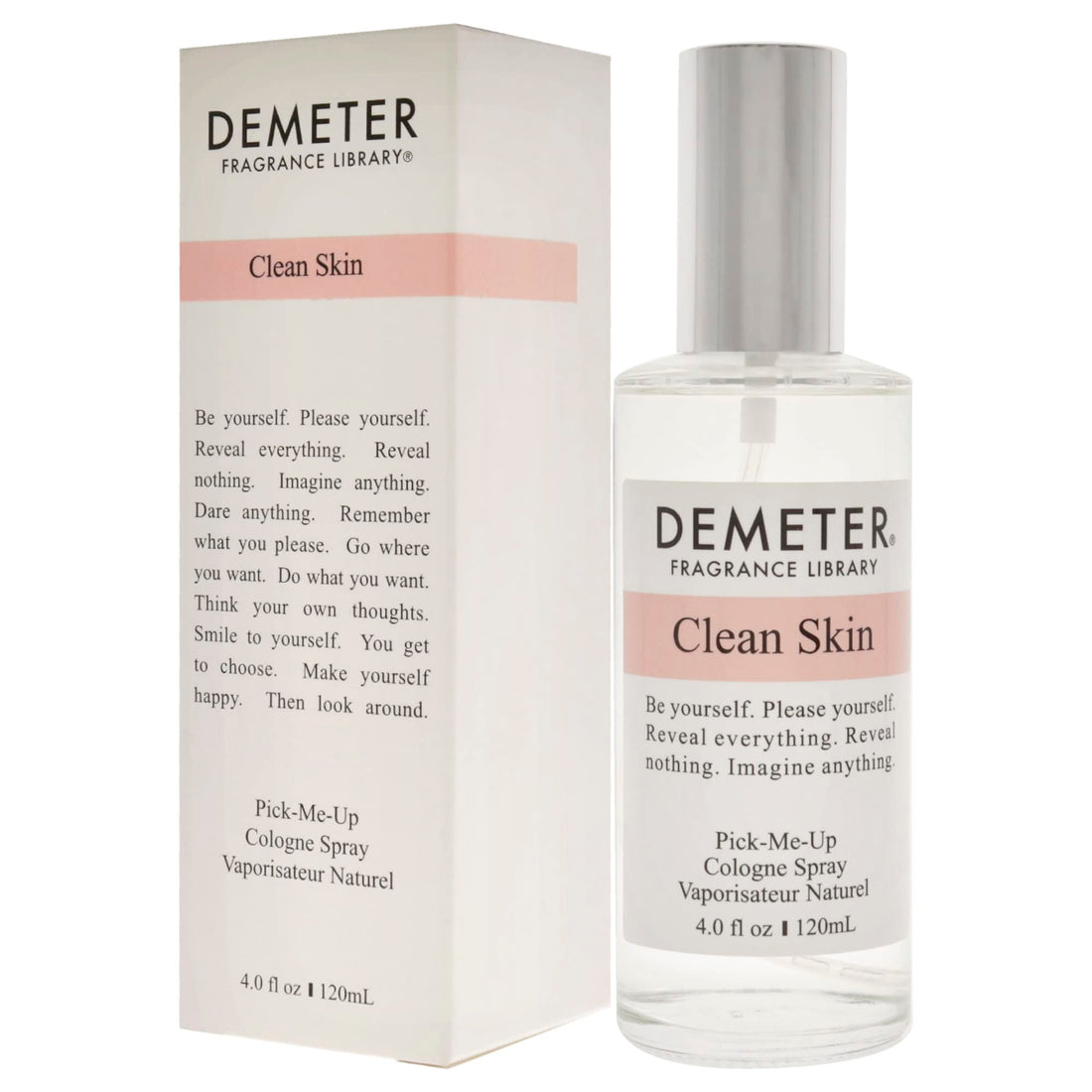 Demeter Clean Skin Cologne Spray for Unisex, 4 Ounce