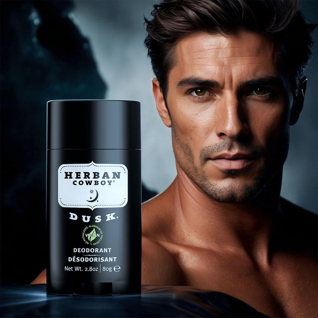 Product Description Herban Cowboy Men’s Deodorant, Dusk, 2.8 Ounce - Cruelty-Free, Vegan and Plant-Powered Deodorant - Gentle and Non-Greasy Formula