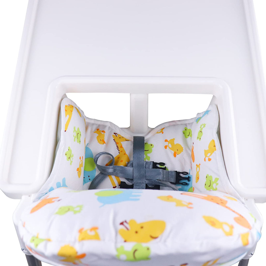 twoworld High Chair Cushion for IKEA Antilop Highchair, Baby High Chair Seat Cover Liner Mat Pad Cushion for IKEA Antilop High Chair (Animal Pattern)