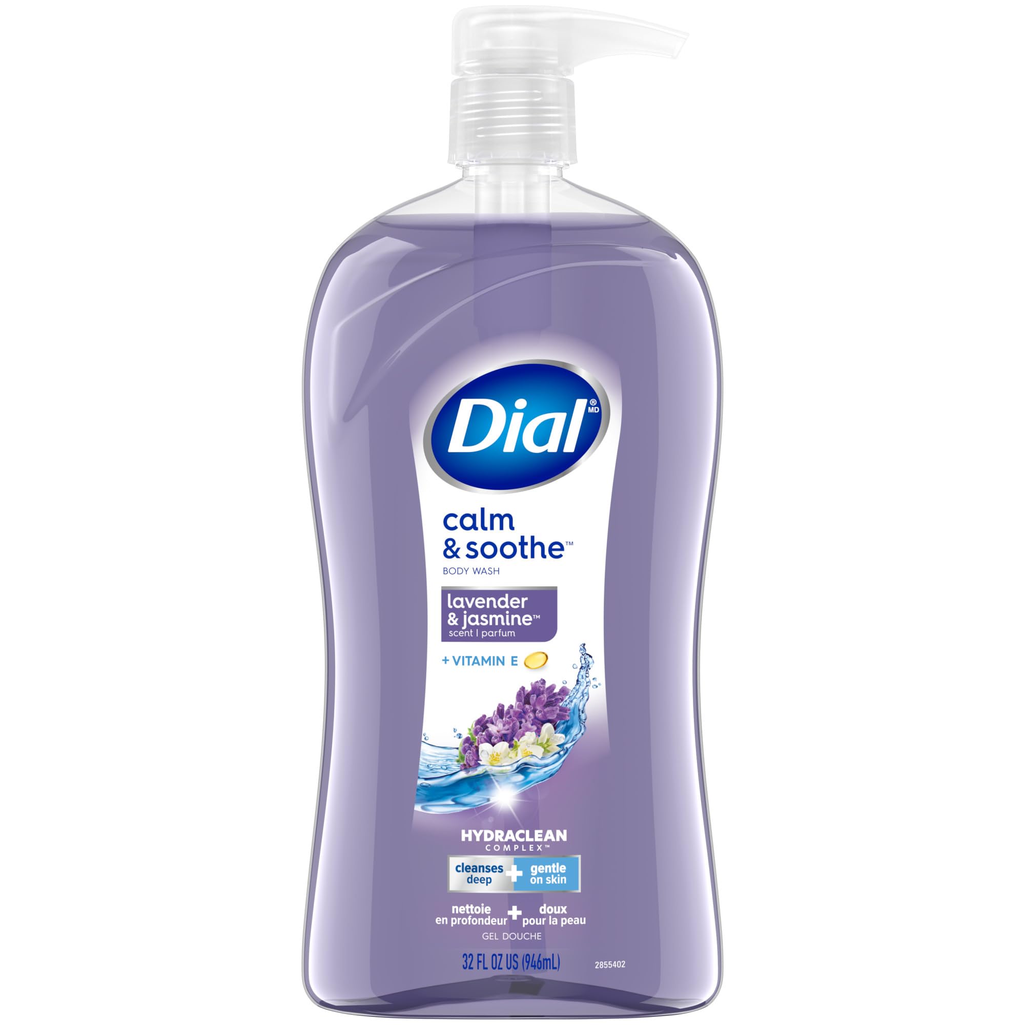 Dial Body Wash, Lavender & Jasmine, 32 Fluid Ounces ( Pack May Vary )