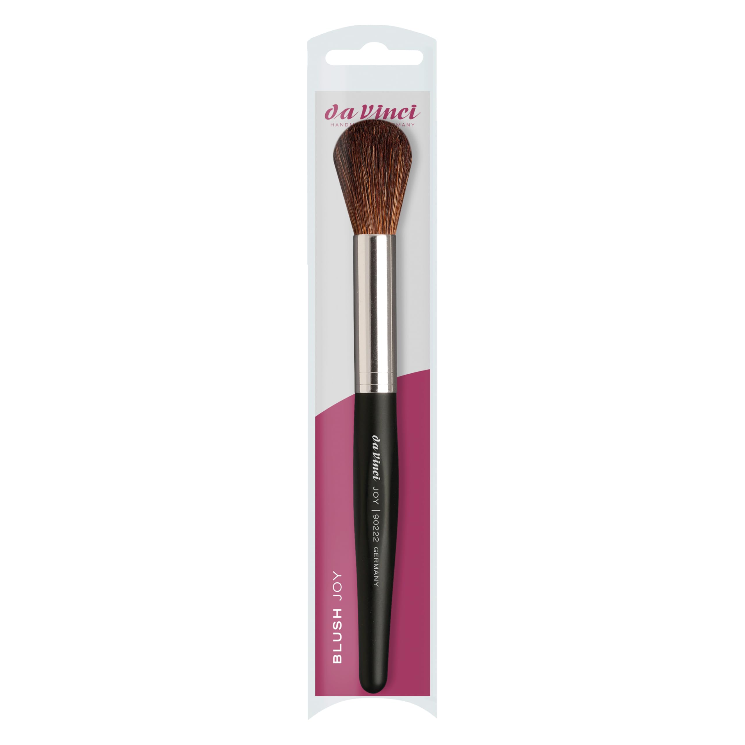 da Vinci Cosmetics Series 90222 JOY Blusher Brush, Round Natural Hair, 0.99 Ounce