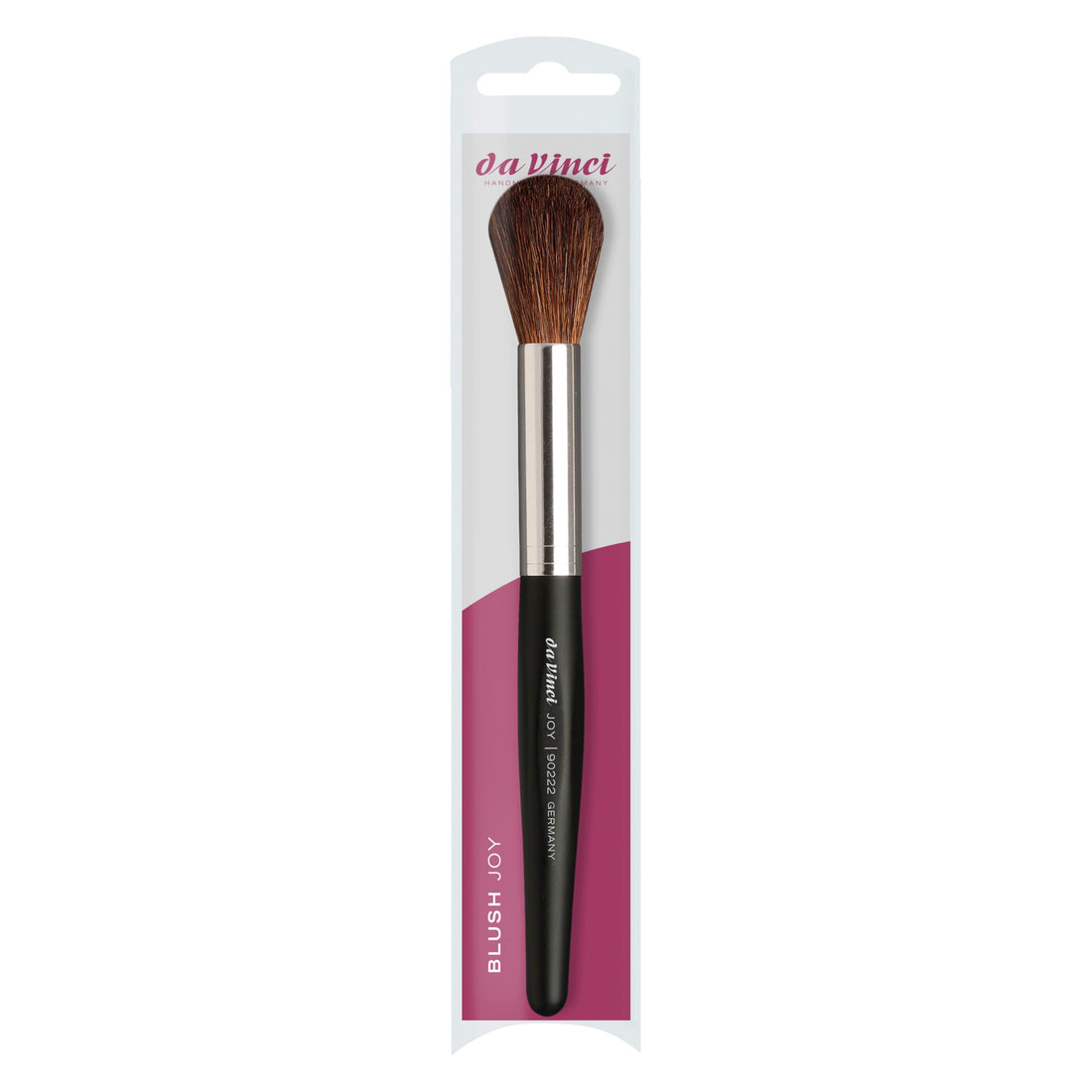 da Vinci Cosmetics Series 90222 JOY Blusher Brush, Round Natural Hair, 0.99 Ounce