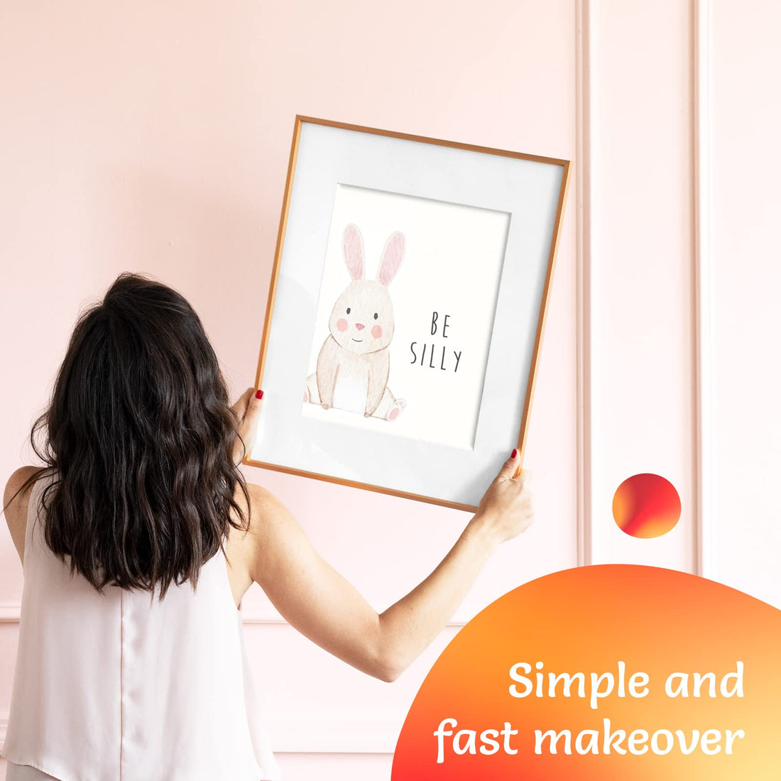 Set of 6 Baby Animal Nursery Wall Art Prints - Cute & Inspirational Decor for Baby Girls & Boys, Kids Room, Playroom, Nursery - Unframed 8x10 Inch Posters - Woodland Animal Nursery Decor