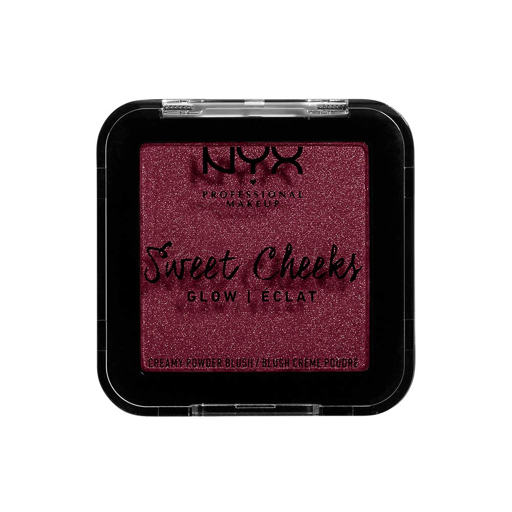 NYX PROFESSIONAL MAKEUP Sweet Cheeks Shimmer Blush, Red Riot