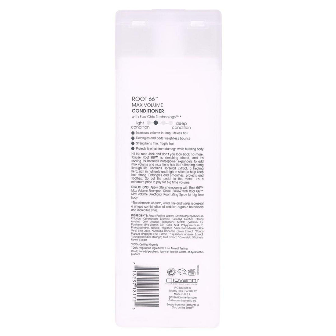 Giovanni Root 66 Max Volume Conditioner, 33.8 Fluid Ounce