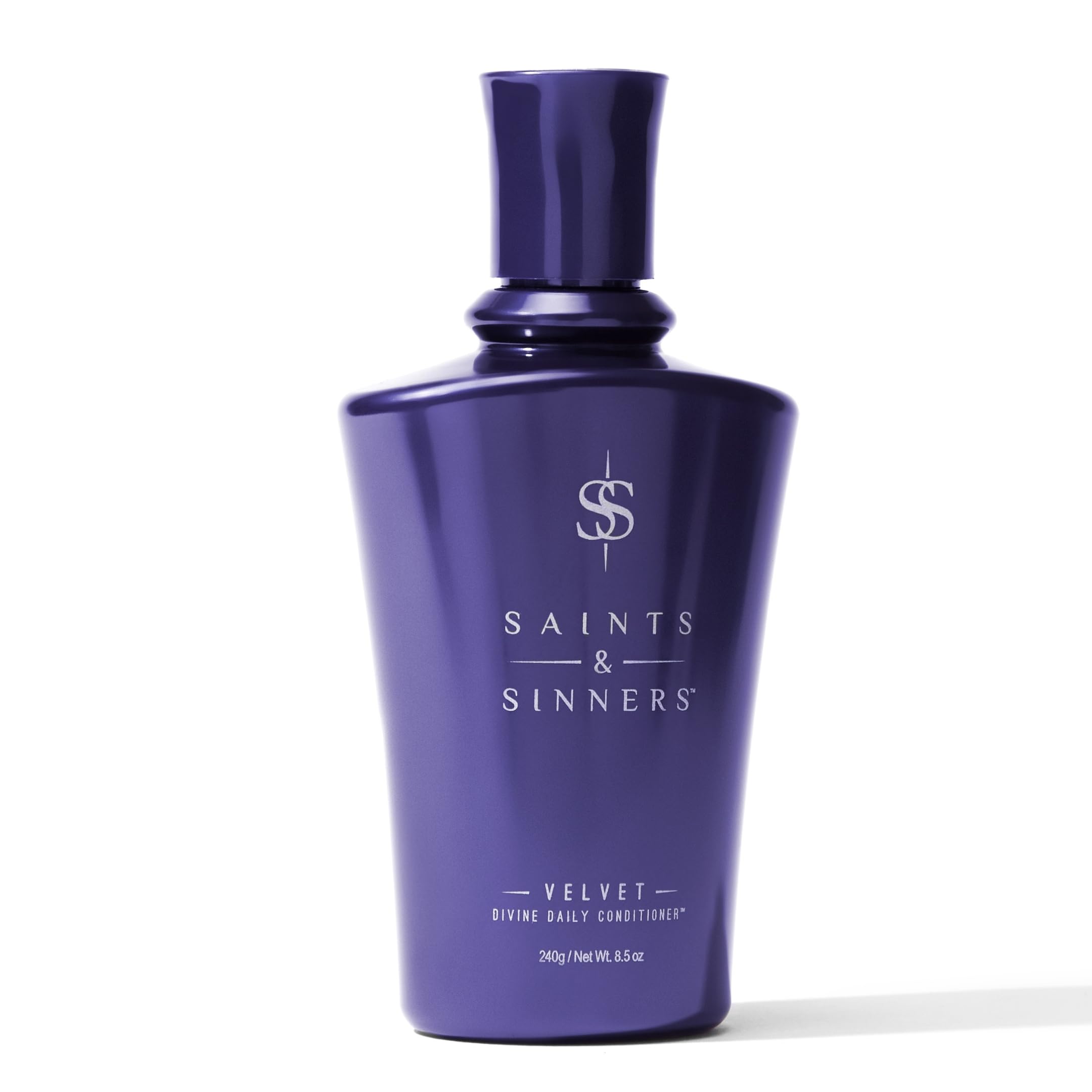 Saints & Sinners Velvet Divine Daily Conditioner for Dry, Moisture-Starved, Damaged Hair - Repair, Strengthen, Detangle & Eliminate Frizz.