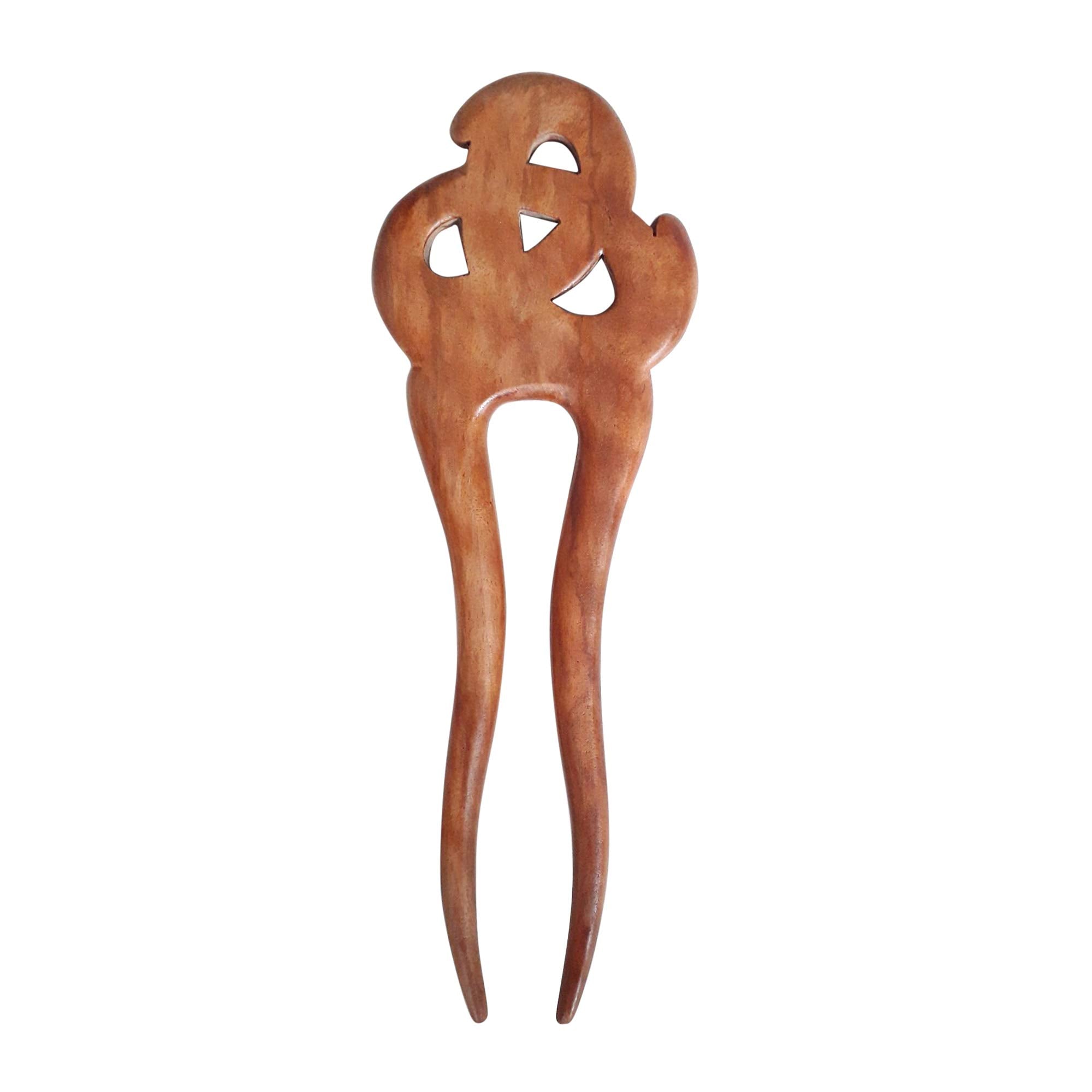 Mary Crafts Wooden Celtic Knot Hair Fork, Hairfork, Hair Pin, Hairpin, Hair Accessory, Hair Toy Handmade