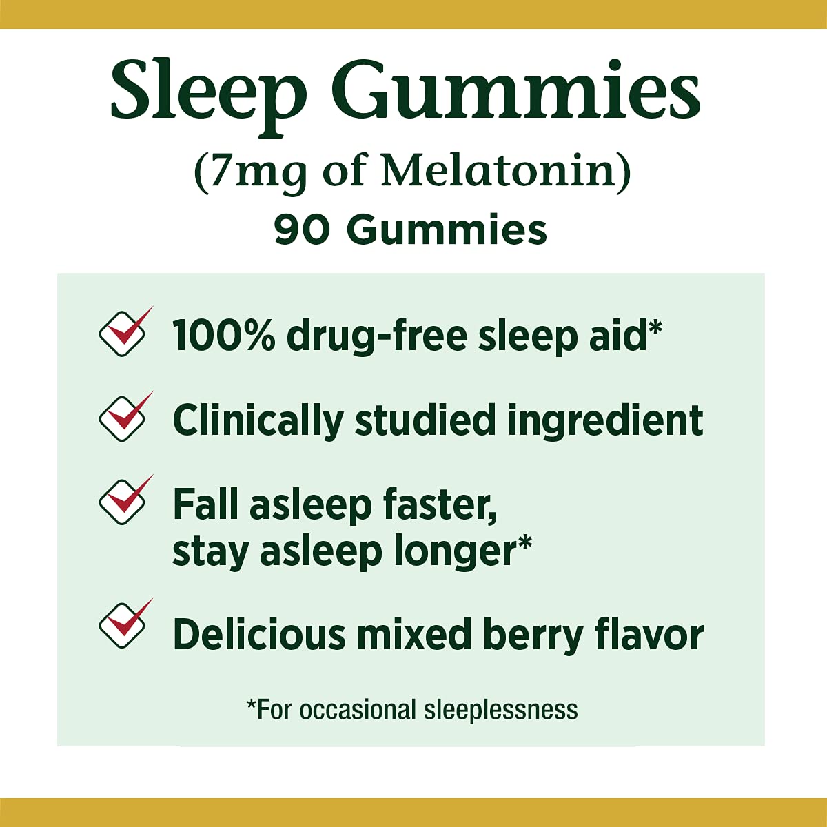 Nature's Bounty Sleep Gummies, 90 Count