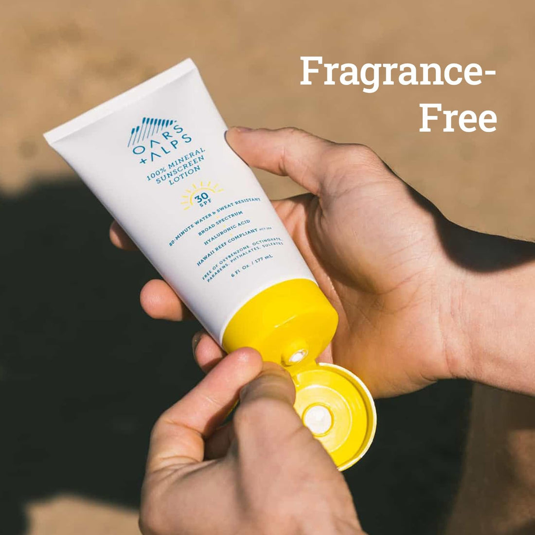 Oars + Alps Mineral SPF 30 Sunscreen Body Lotion, Naturally Derived Skin Care Infused with Shea Butter and Vitamin E, 6 Fl Oz (106012)