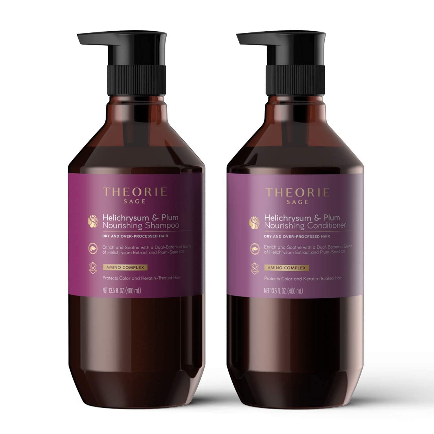 Theorie Helichrysum & Plum - Nourishing Conditioner - For Dry & Over Processed Hair, 800mL