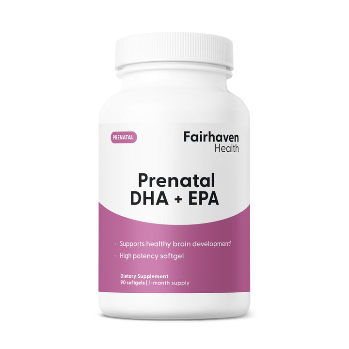 Fairhaven Health Peapod Prenatal DHA Supplements | Premium Icelandic Fish Oil Supplement for Healthy Pregnancy | EPA DHA Omega 3 Supplement for Brain, Eye, Heart Development | Citrus | 90 Softgels