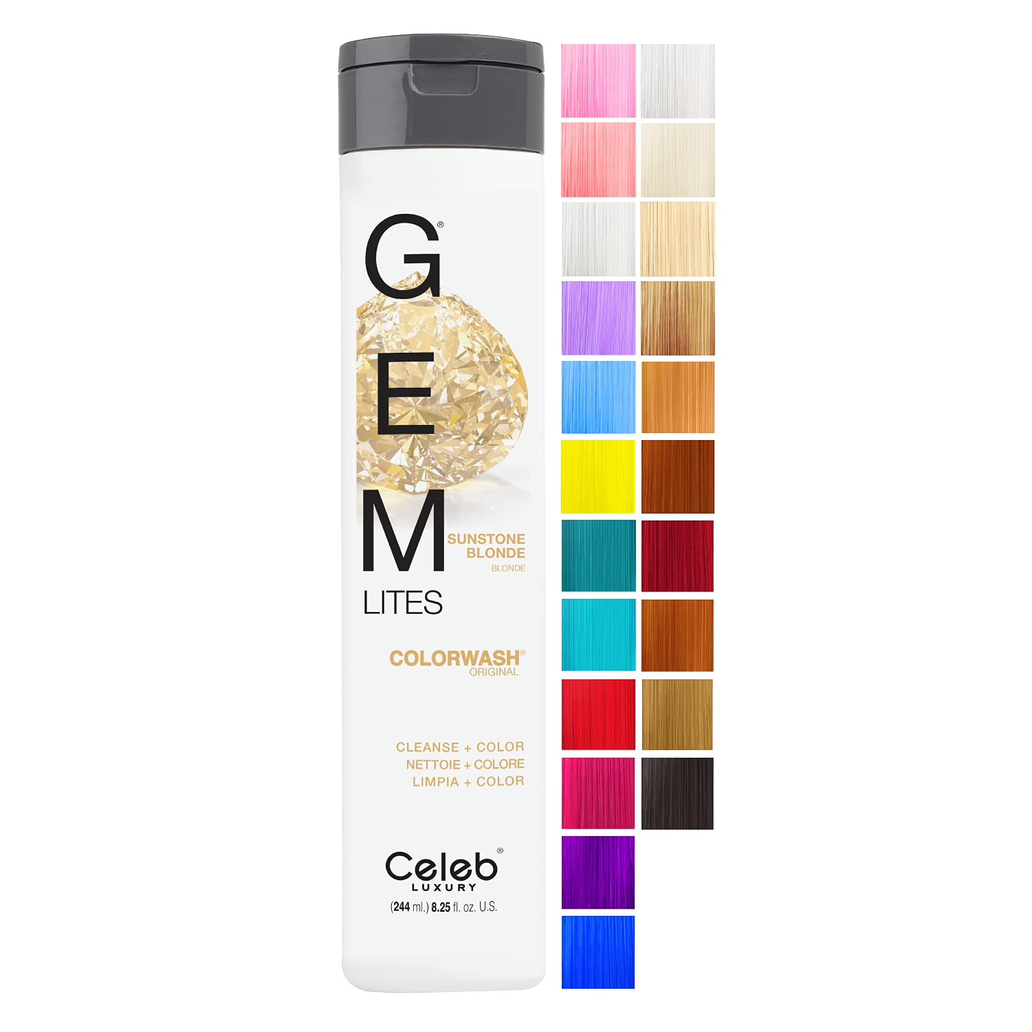 Gem Lites colorwash, SUNSTONE, 8.25 oz. by GEM LITES
