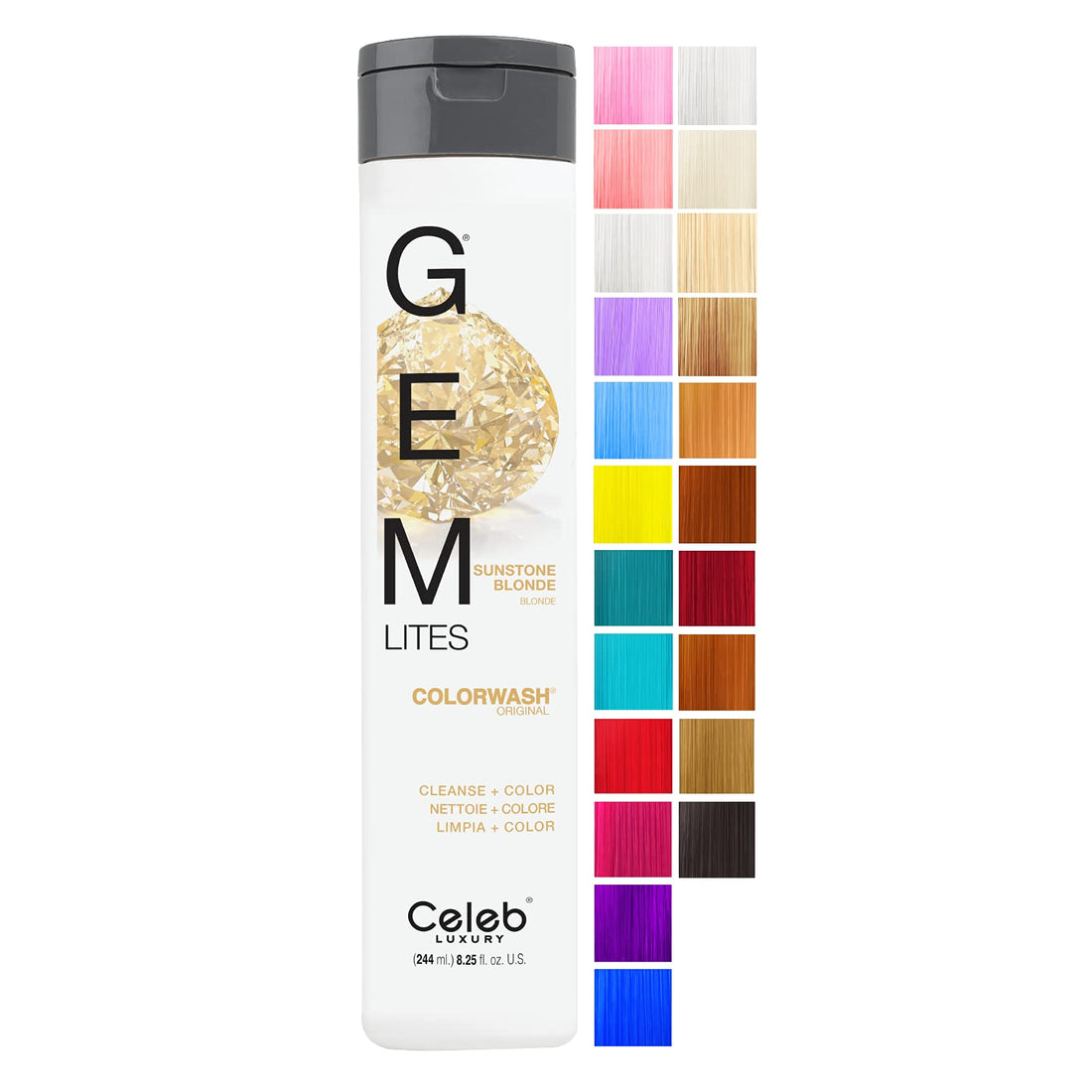 Gem Lites colorwash, SUNSTONE, 8.25 oz. by GEM LITES