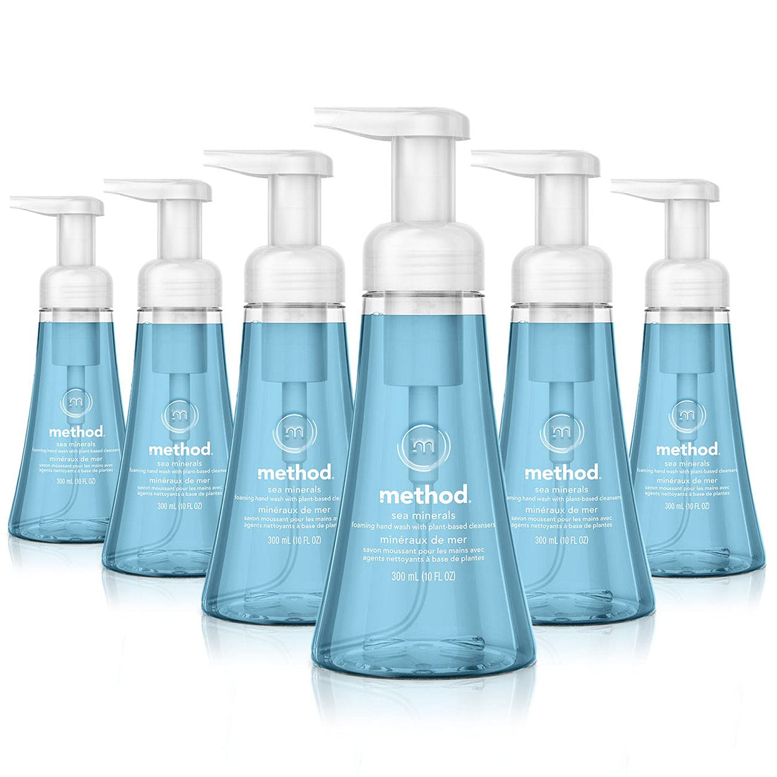 Method Foaming Hand Wash 10Oz, Sea Minerals (Pack Of 6)