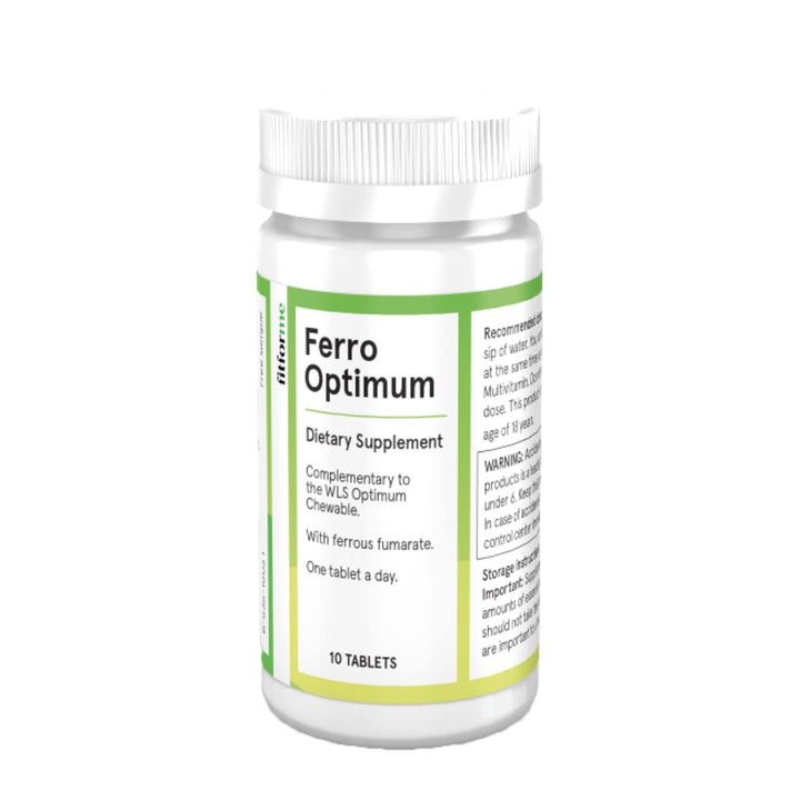 FitForMe Bariatric Multivitamins Iron Supplement After Gastric Sleeve - One a Day Ferro Optimum Tablet - 10 Days Supply of Ferrous Iron (Iron Booster for Optimum Chewable)