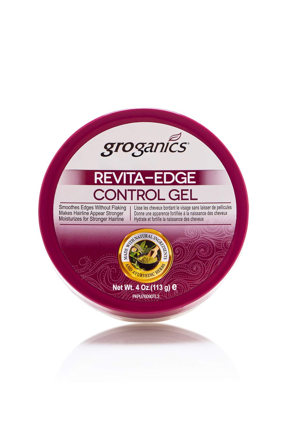 Groganics Revita Edge Hair Gel Strengthens and Smoothes Edges