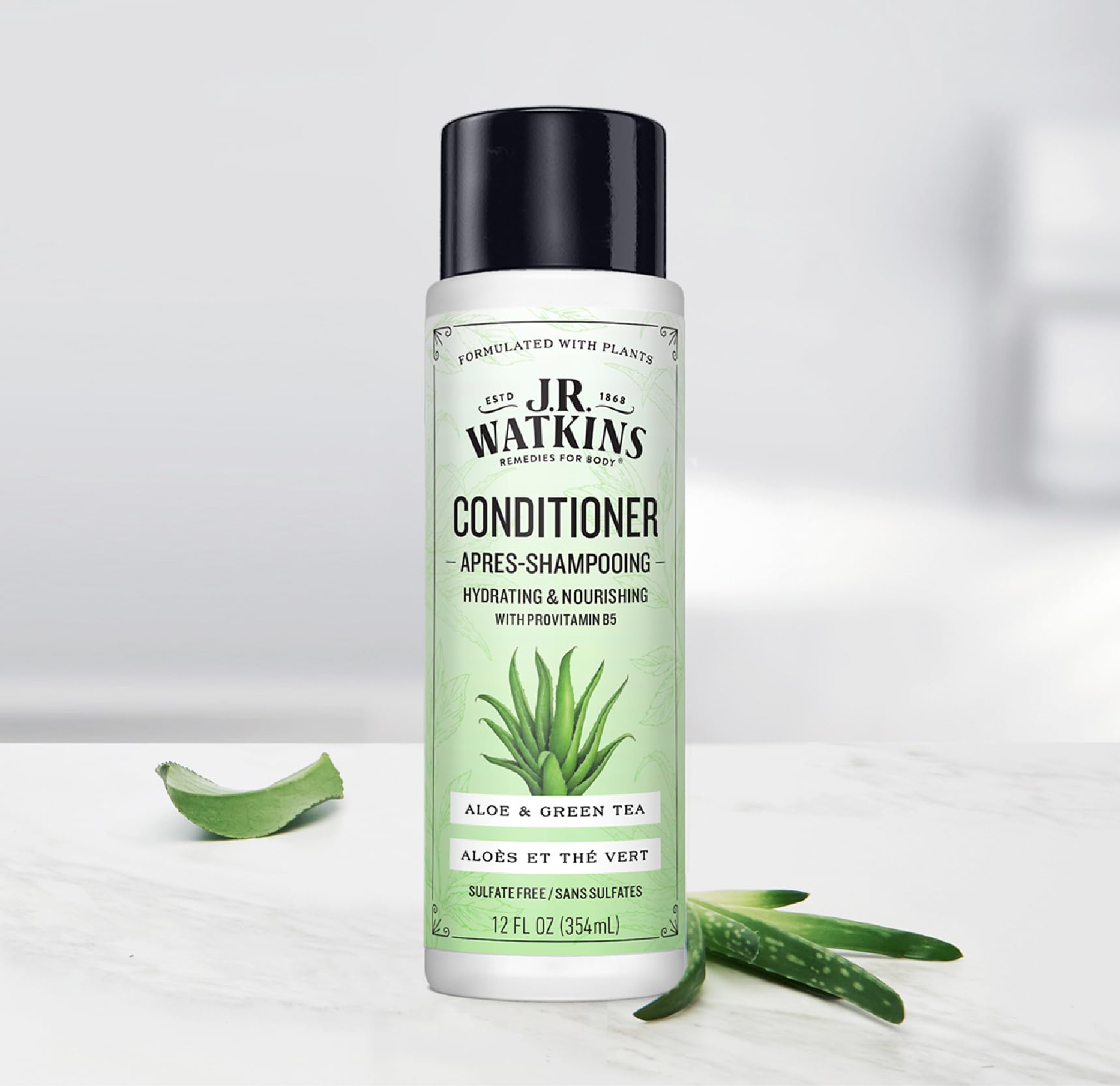 J.R. Watkins Daily Hydration Conditioner - Aloe & Green Tea - 12 fl oz (Pack of 2)