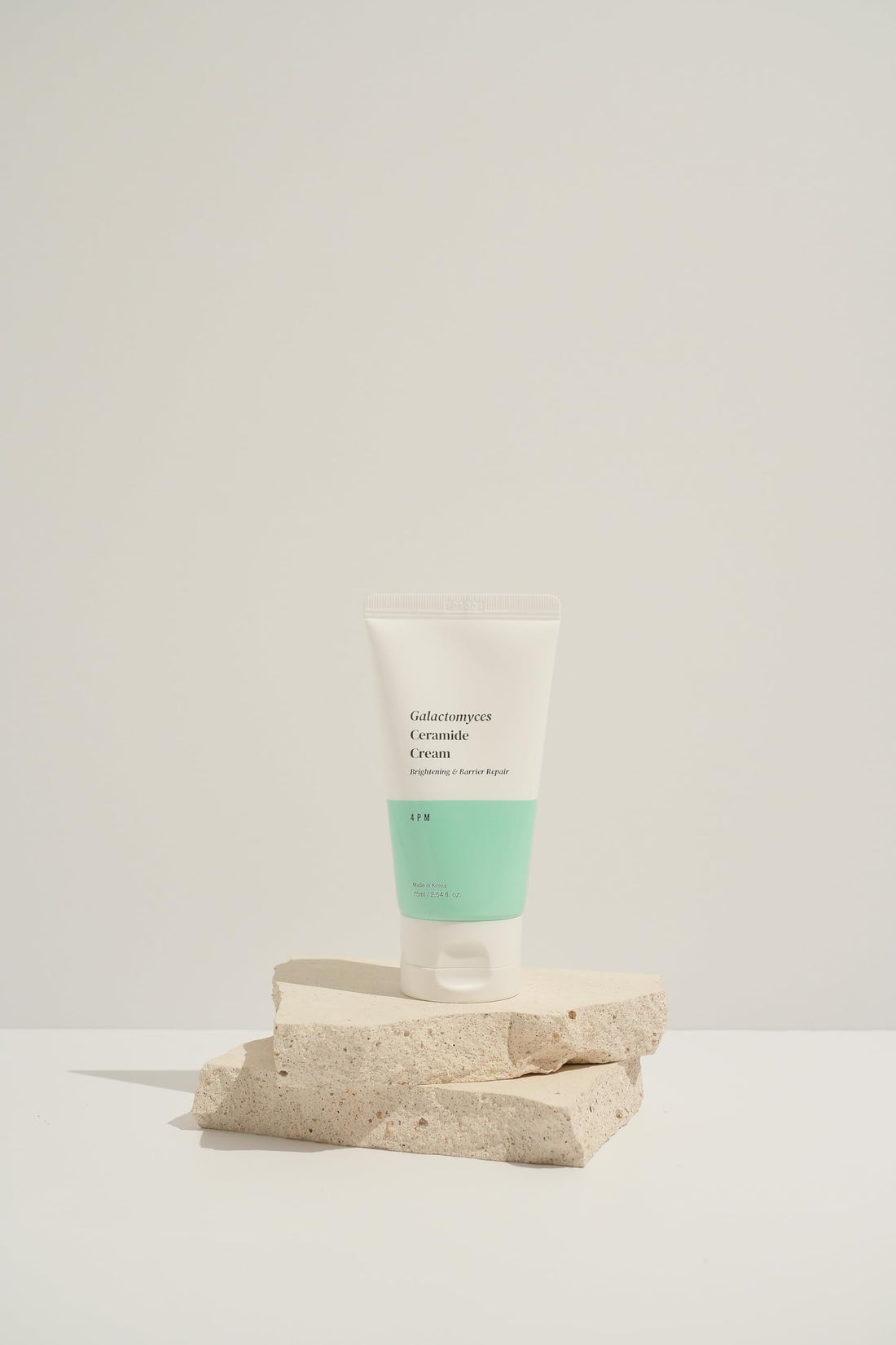 4PM Galactomyces Ceramide Cream (2.54 fl. oz), for Glass Skin Barrier, Face Moisturizer, Moisturizing Face Cream, Glow Brightening & Hydration, Korean Skincare, Made by SEOUL4PM