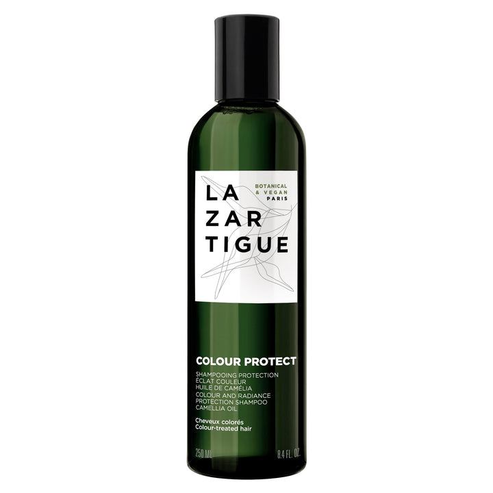 Lazartigue Color Protect Shampoo, Enhances Radiance & Protects Color Treated Hair, Vegan, Sulfate-Free, Silicone-Free, 8.4 Fl Oz