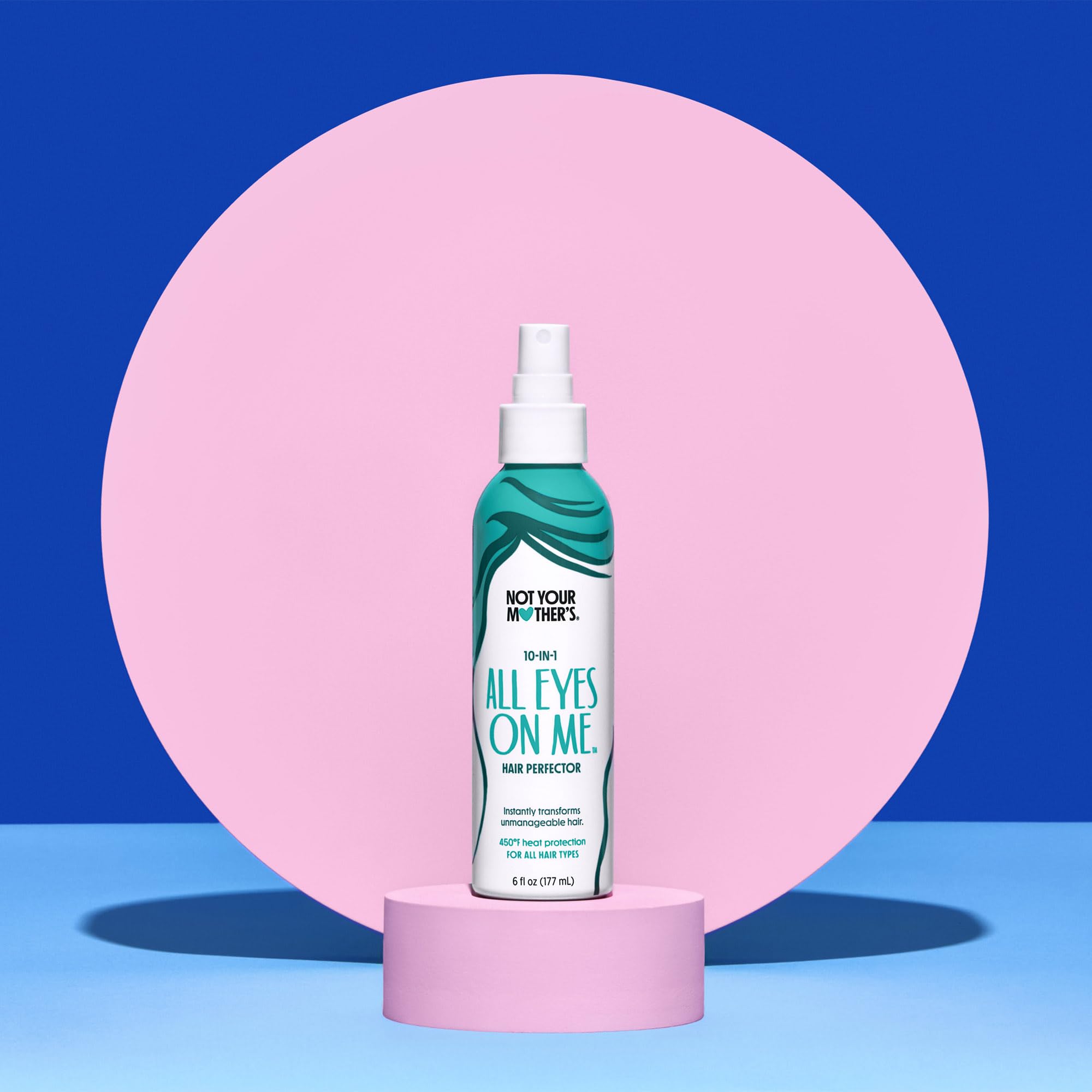 Not Your Mother's All Eyes On Me 10-in-1 Hair Perfector (3-Pack) - 6 fl oz - Heat Protectant for Hair - Moisturizing Detangler Spray and Frizz Control
