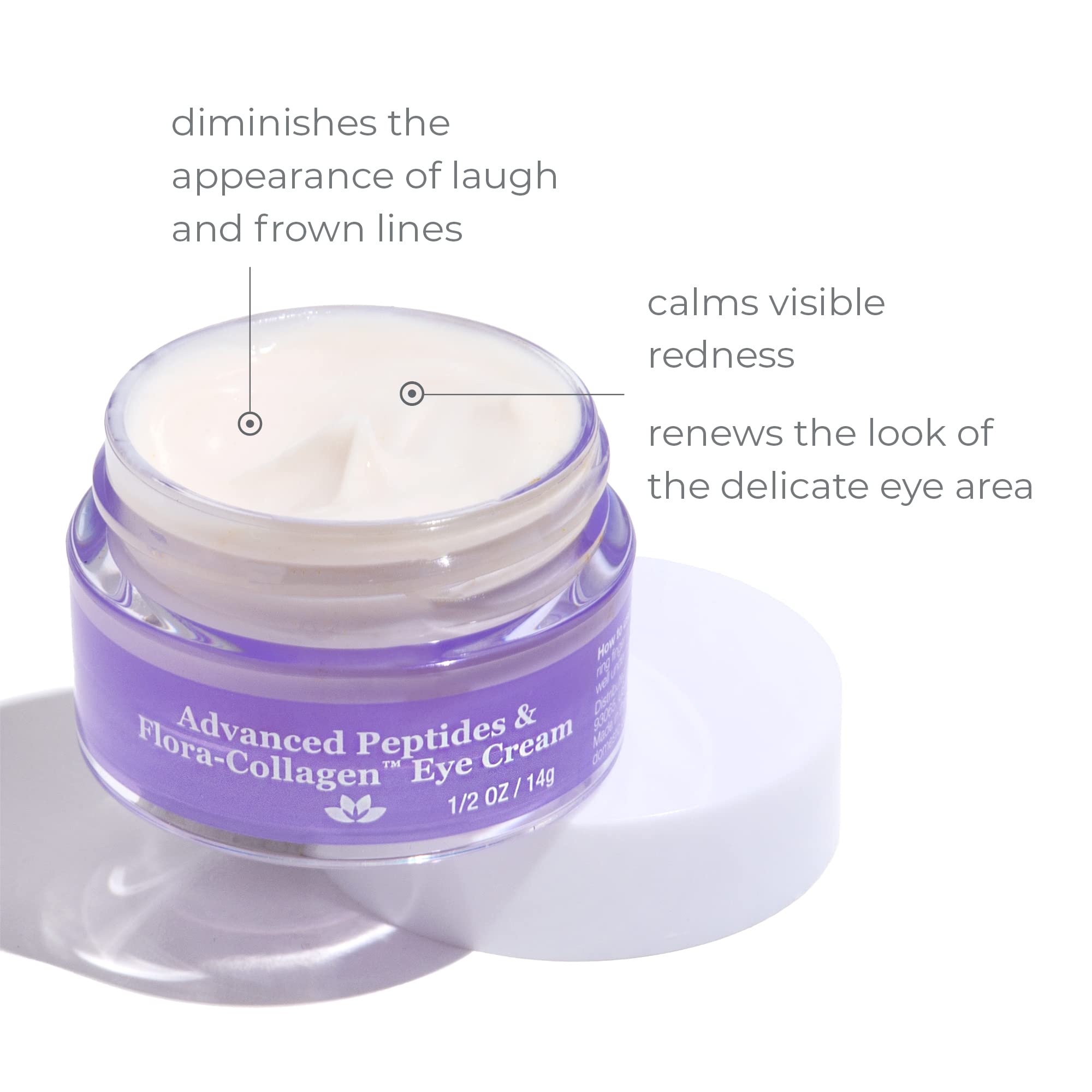 Peptides Plus Double Action Wrinkle Reverse Eye Creme, 0.5 Oz by Derma e