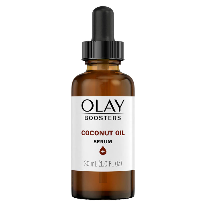 Olay Coconut Oil Serum, Nourishing Antioxidant Booster, Fragrance-Free, 1.0 Oz