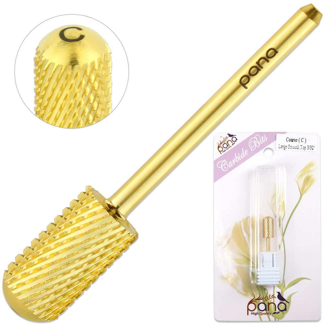 C (Coarse) 3/32, Gold Color: USA Beauticom Pana Brand Professional Large Smo