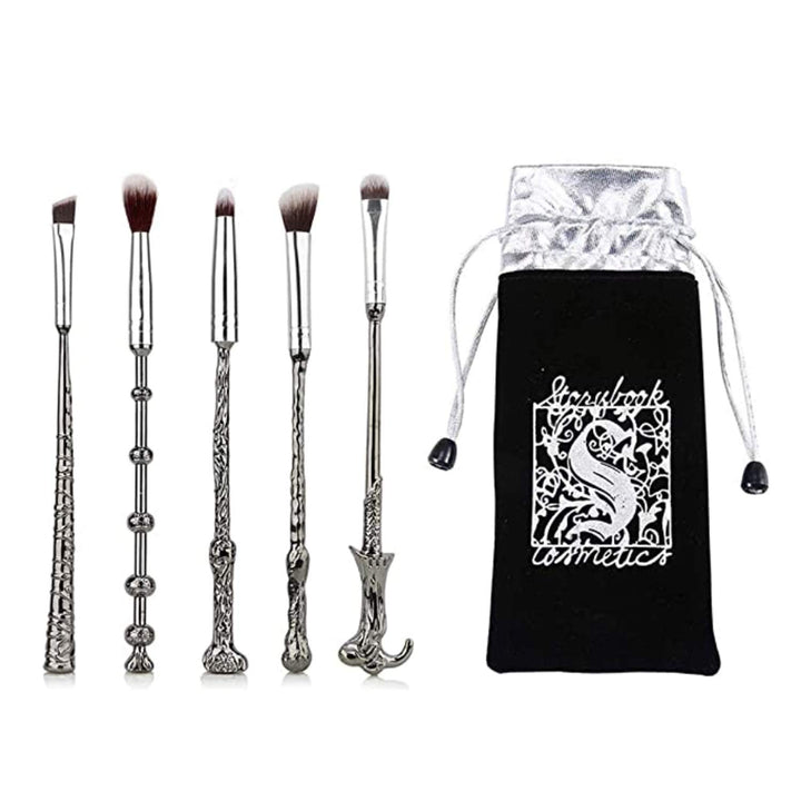 Wizard Wand Brushes,Wechip 5 PCS Makeup Brush Set for Foundation Blending Blush Concealer Eyebrow Face Powder