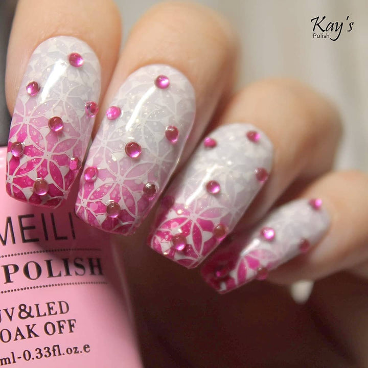 AIMEILI Soak Off UV LED Gel Nail Polish Multicolor / Mix Color / Combo Color Set Of 6pcs X 10ml - Kit Set 14